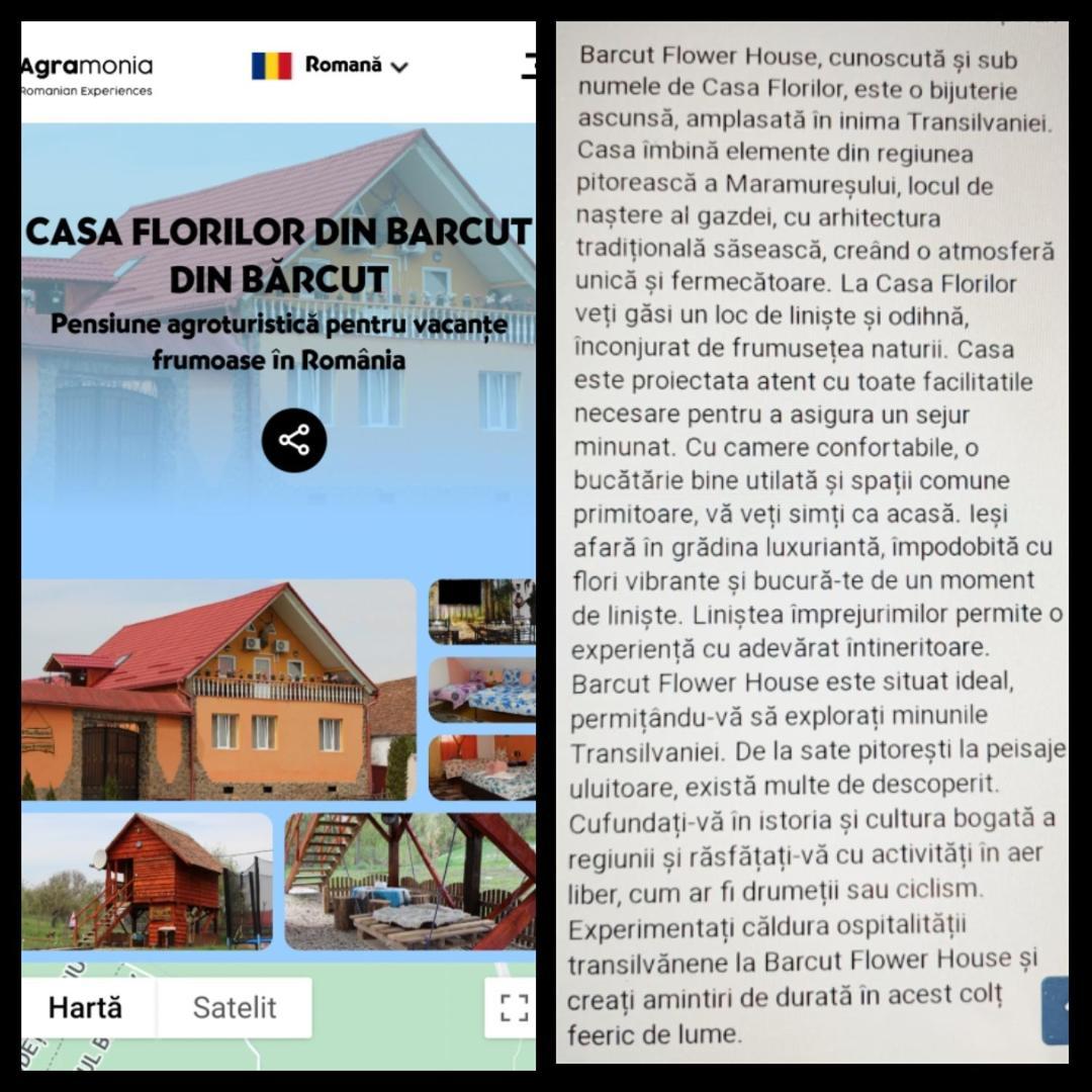 Casa Florilor Barcut Διαμέρισμα Εξωτερικό φωτογραφία